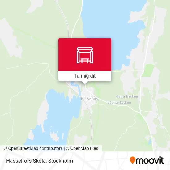 Hasselfors Skola karta