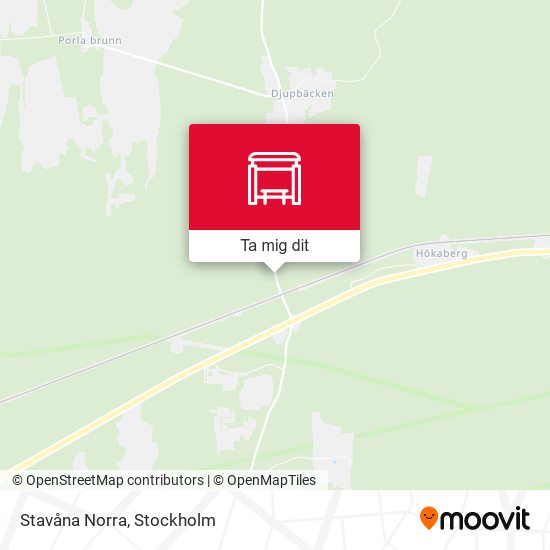 Stavåna Norra karta
