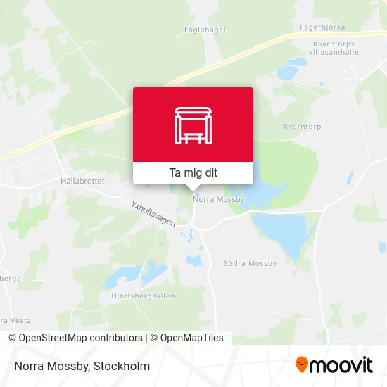 Norra Mossby karta