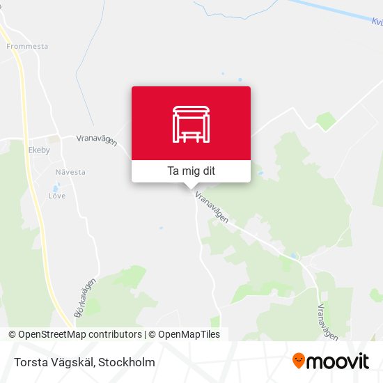 Torsta Vägskäl karta