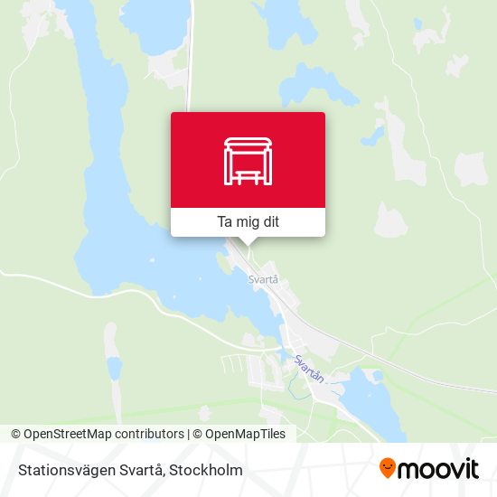 Stationsvägen Svartå karta