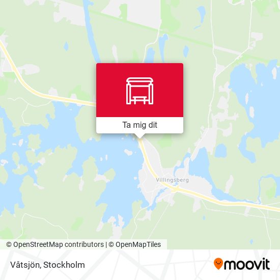 Våtsjön karta