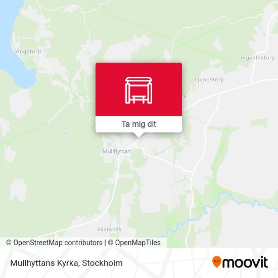 Mullhyttans Kyrka karta