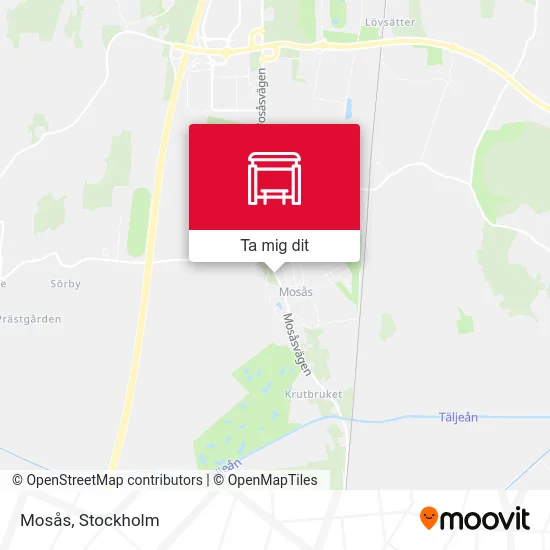 Mosås karta