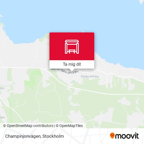 Champinjonvägen karta