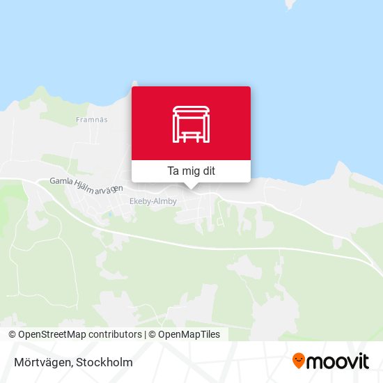 Mörtvägen karta