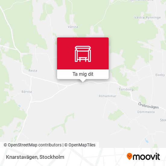 Knarstavägen karta
