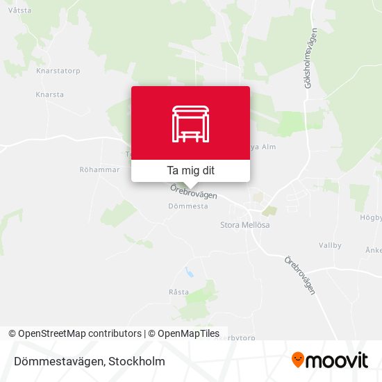 Dömmestavägen karta