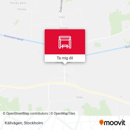 Källvägen karta