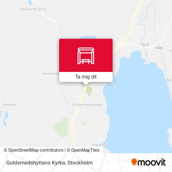 Guldsmedshyttans Kyrka karta