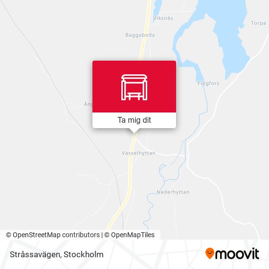 Stråssavägen karta