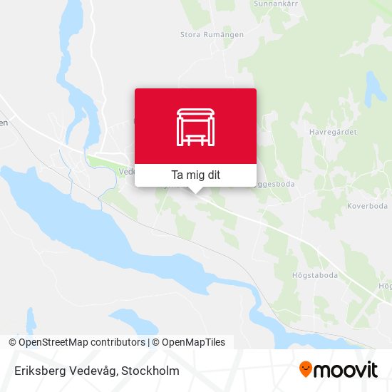 Eriksberg Vedevåg karta