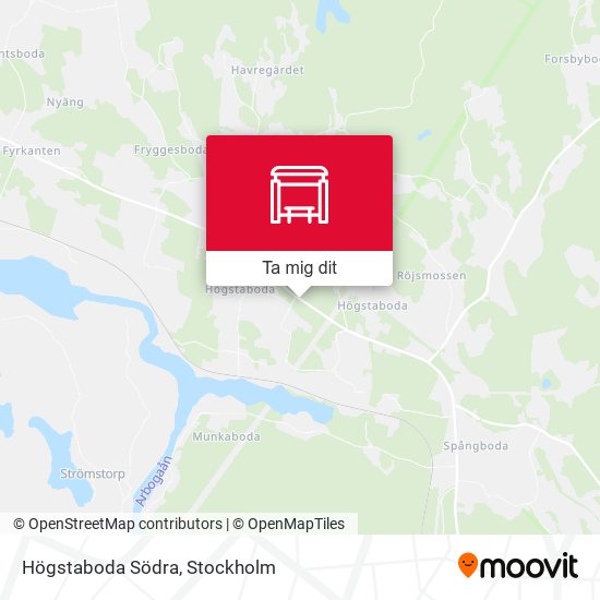 Högstaboda Södra karta