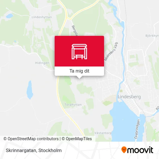Skrinnargatan karta