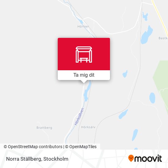 Norra Ställberg karta