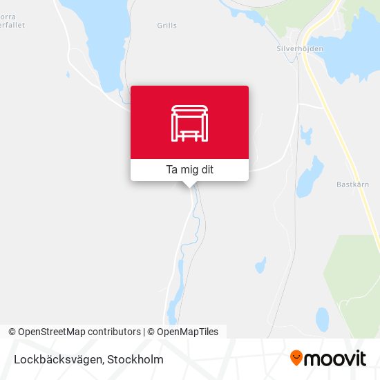 Lockbäcksvägen karta
