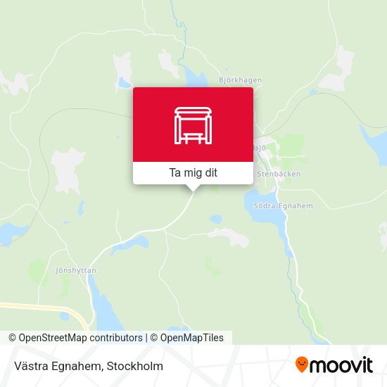 Västra Egnahem karta