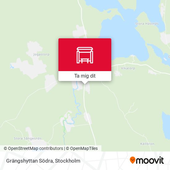 Grängshyttan Södra karta