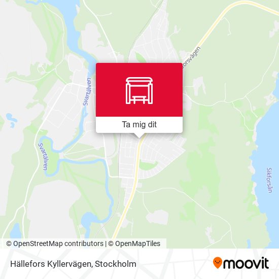 Hällefors Kyllervägen karta