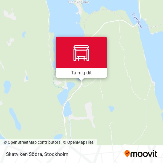 Skatviken Södra karta