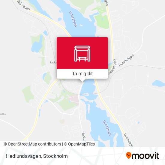 Hedlundavägen karta