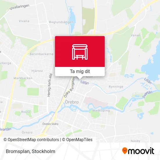Bromsplan karta
