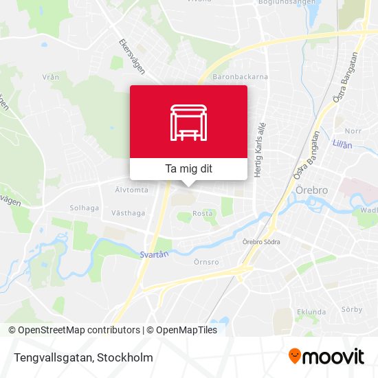 Tengvallsgatan karta