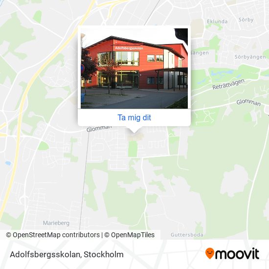 Adolfsbergsskolan karta