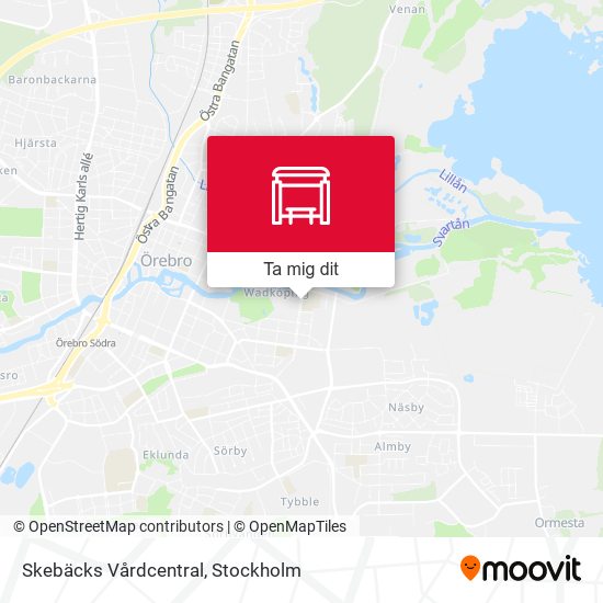 Skebäcks Vårdcentral karta