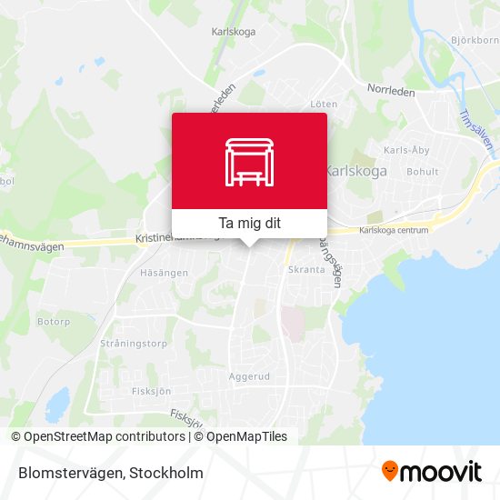 Blomstervägen karta