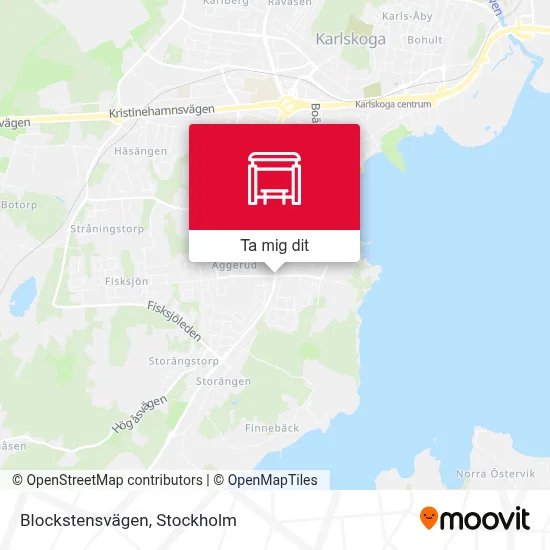 Blockstensvägen karta