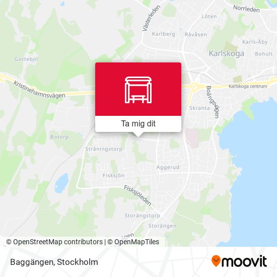 Baggängen karta