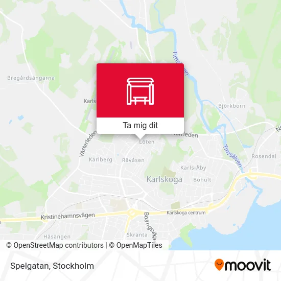 Spelgatan karta
