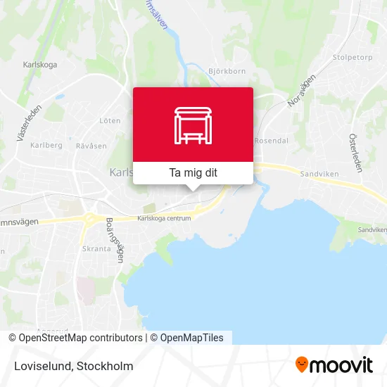 Loviselund karta