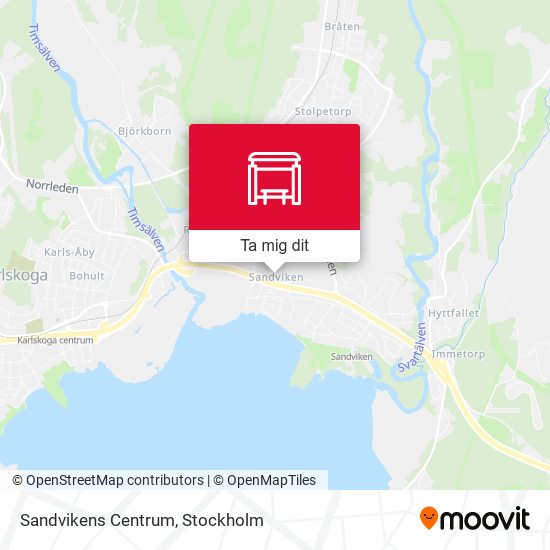 Sandvikens Centrum karta
