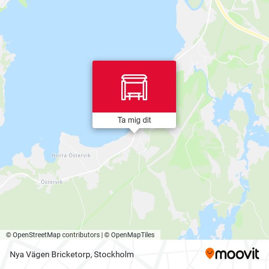 Nya Vägen Bricketorp karta