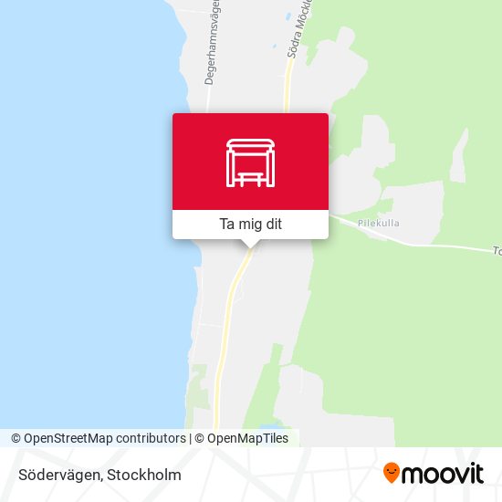 Södervägen karta