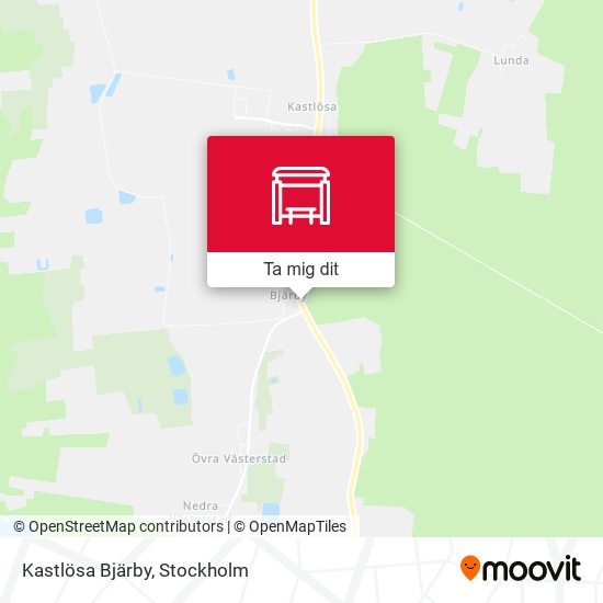 Kastlösa Bjärby karta