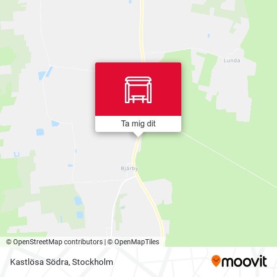 Kastlösa Södra karta