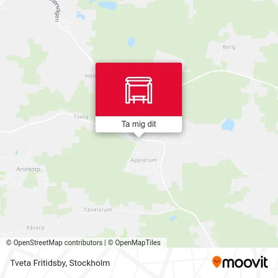 Tveta Fritidsby karta