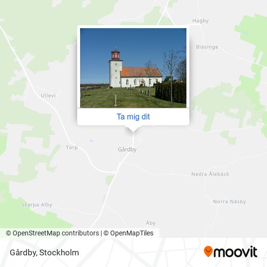 Gårdby karta