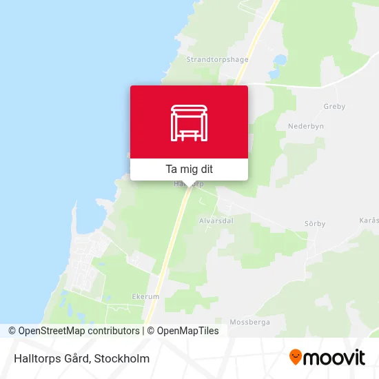 Halltorps Gård karta