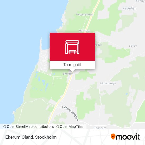 Ekerum Öland karta