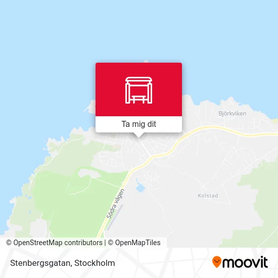Stenbergsgatan karta
