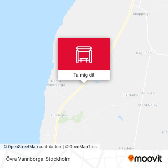 Övra Vannborga karta