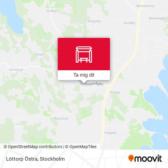 Löttorp Östra karta