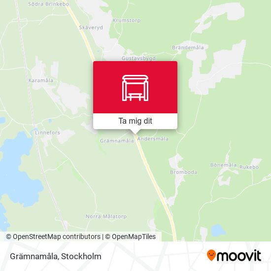 Grämnamåla karta