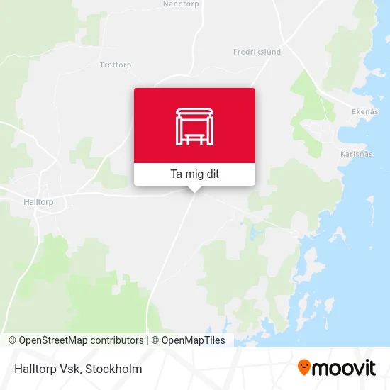 Halltorp Vsk karta