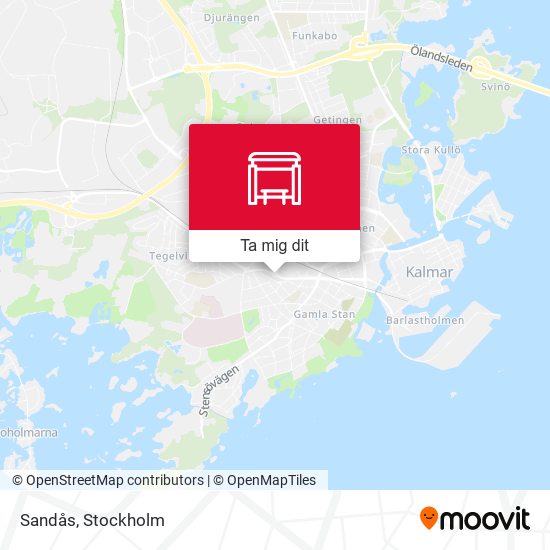 Sandås karta