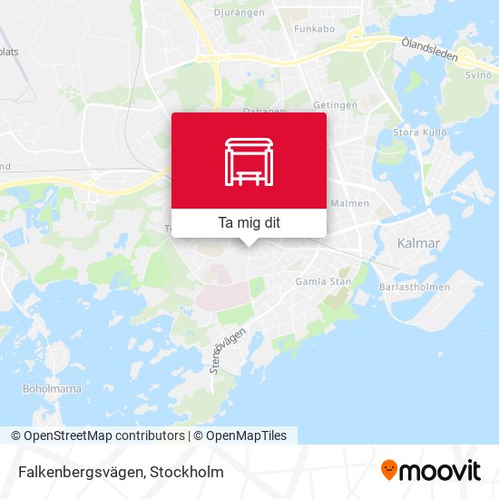 Falkenbergsvägen karta